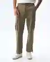 Pantalón Hombre Verde Talla 34 831G001_VER170517 Americanino
