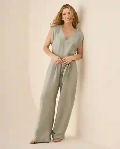 Vestido Verde Hibernal Claro Talla XL 693G004 Esprit