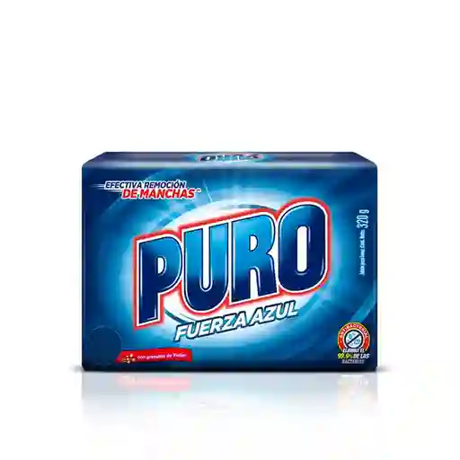 Puro Jabón para Ropa en Barra Fuerza Azul