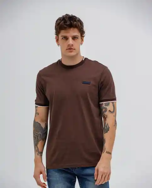 Camiseta Café Talla L 100e004 Rifle