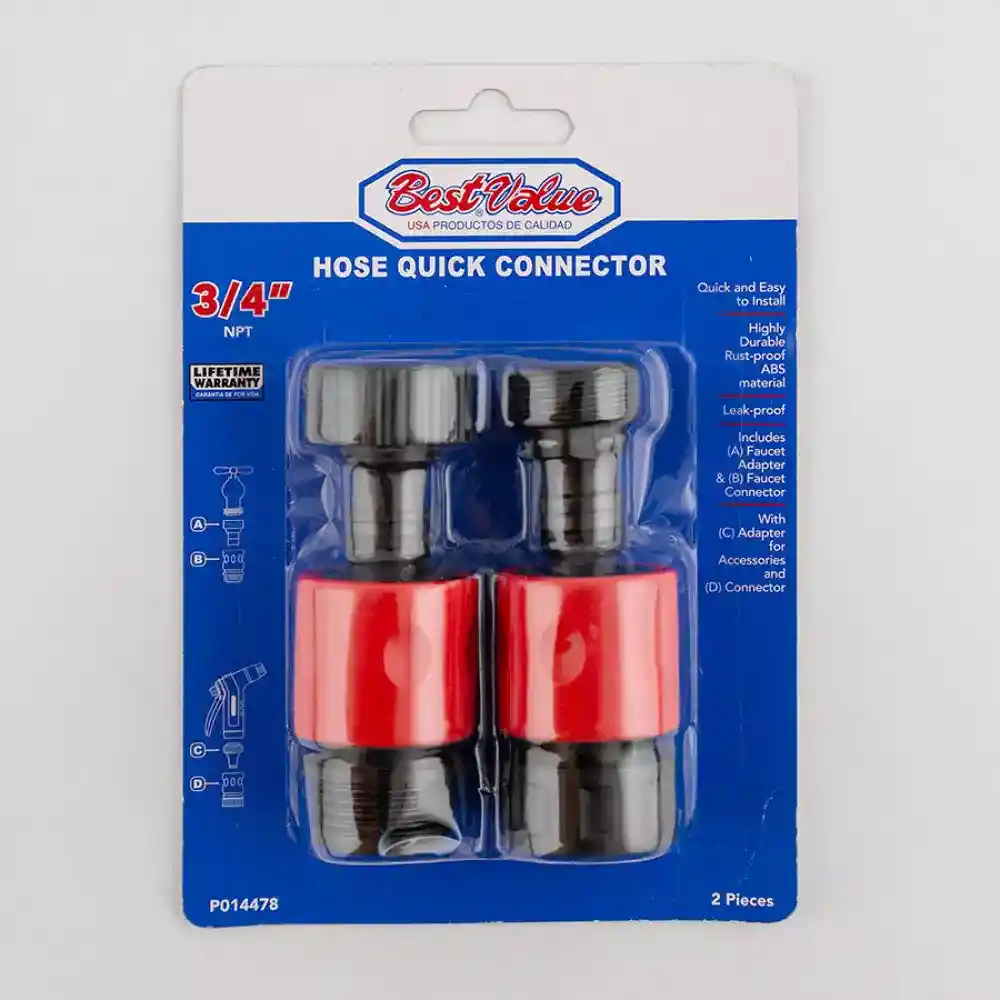 Best Value Set Conector Click Rápido 3/4 Pulgadas P014478