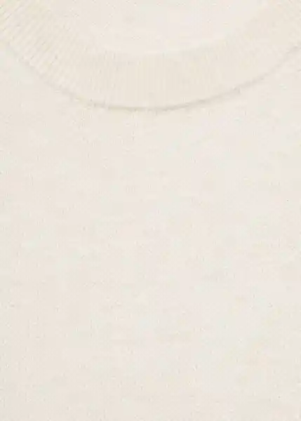 Camiseta Tricot Andrew Marfil Talla L Hombre Mango