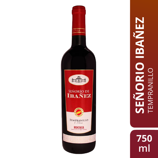 Ibañez Señorio De Vino Tinto Tempranillo 750 ml