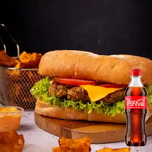 Combo Sandwich Crispy + Coca Cola Original 400 ml