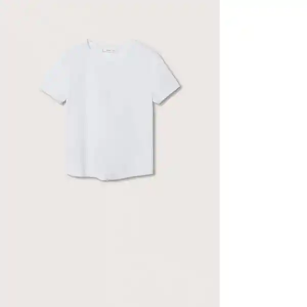 Camiseta Chalaca Blanco Talla 18 Mujer Mango