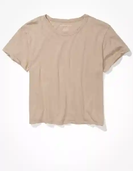 Camiseta Mujer Café Talla Small American Eagle 33757811