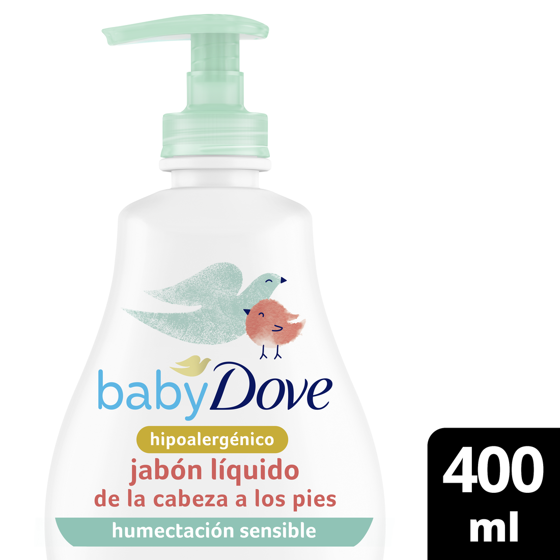 Jabón Líquido Dove Baby Humectación Sensible 400 mL