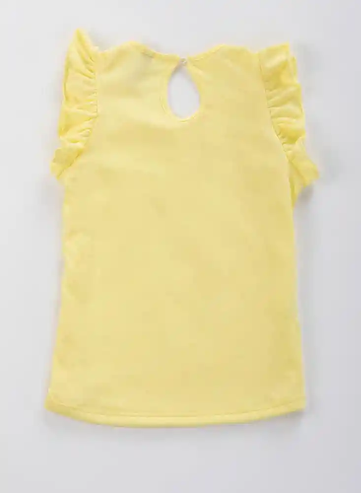 Blusa Manga Corta 12/18 Meses Amarillo Ref: 69008 People