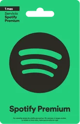 Tarjeta Spotify 1 Mes