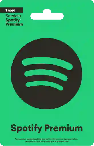 Tarjeta Spotify 1 Mes