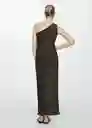 Vestido Almu Khaki Talla XS Mujer Mango