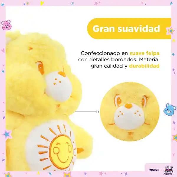 Peluche Serie Care Bears Amarillo Miniso