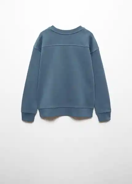 Sudadera Genera Azul Talla 06 Niños Mango