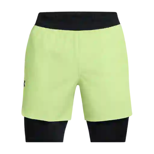 Under Armour Short Peak Woven 2in1 Sts Hombre Verde LG