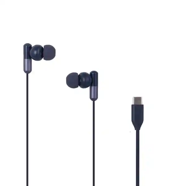 Audífonos Tipo C Life is For Fun Serie Azul Mod Pa242C Miniso