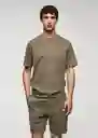 Pijama Sleep Khaki Talla XL Hombre Mango