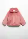 Abrigo Copito5 Rosa Talla 67 Niña Mango
