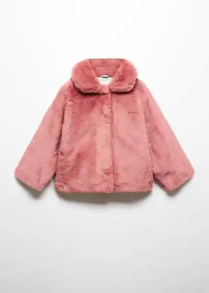 Abrigo Copito5 Rosa Talla 67 Niña Mango
