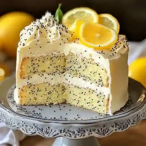 Naranja con semillas de amapola