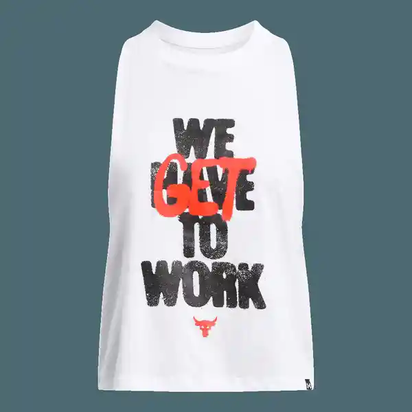 Under Armour Camiseta Pjt Rck W Underground Tank Mujer Blanco MD