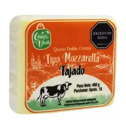 Campo de Ubate Queso Doble Crema Tajado