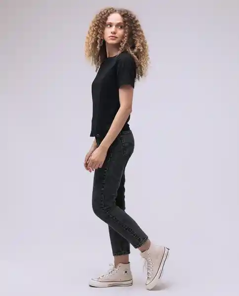  Camiseta Mujer Negro Talla L 600D004 AMERICANINO 