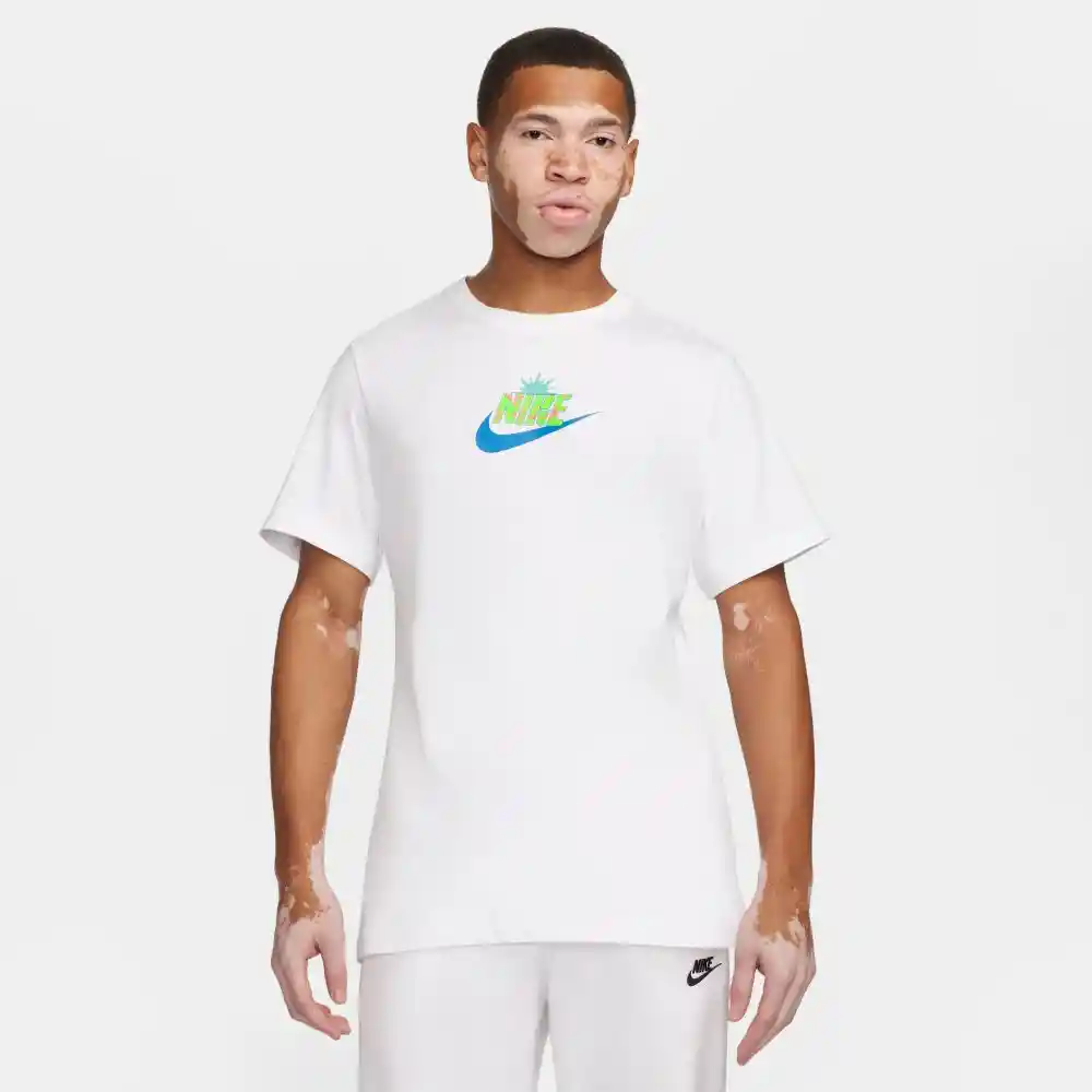 Nike Camiseta u Nstee Spring Break Sun Hombre Blanco L