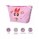Cosmetiquera Trapecio Serie Chicas Súper Poderosas Rosa Miniso