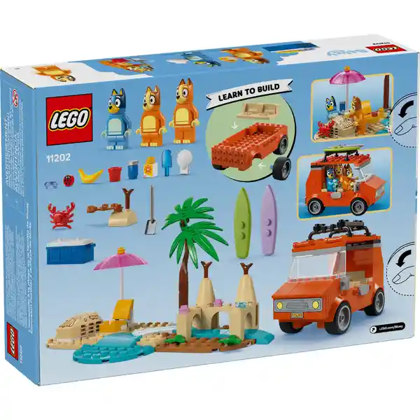 Set de Construcción Excursión Familiar a la Playa de Bluey Lego