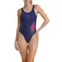 Vestido de Baño Deep u Back Dot Logo Talla 38 Speedo