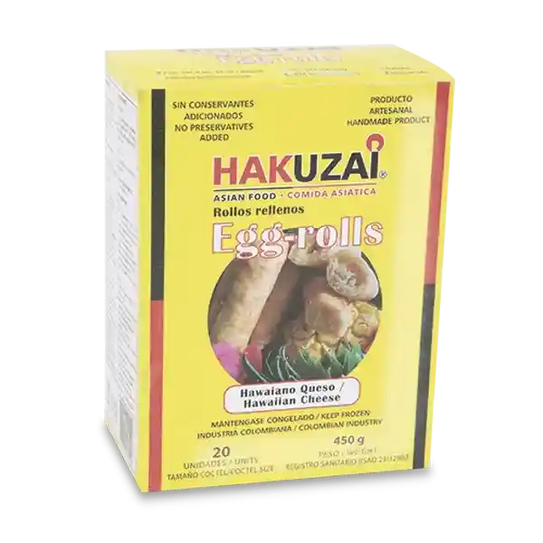 Hazukai Rollo Chino Hawaiano Queso