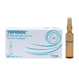 Tofedol (1 g) Solución Inyectable