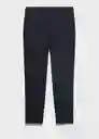 Pantalón Jon Navy Talla 38 Hombre Mango