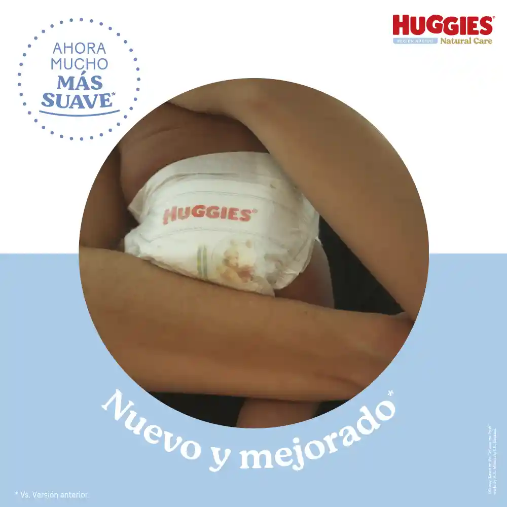 Pañales Huggies Natural Care P 50 Unidades
