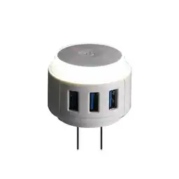 Miniso Cargador Pared Usb 3 Puertos Luz Nocturna E-Wc2-21270-B