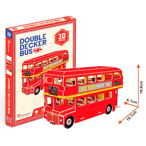 Zuru Inc Rompecabezas Double Decker Bus3D 57P