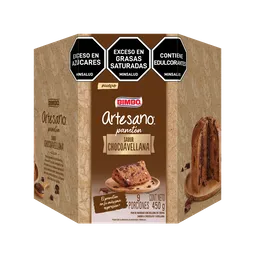 Artesano Panetón Chocoavellana 450 G