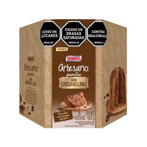 Artesano Panetón Chocoavellana 450 G