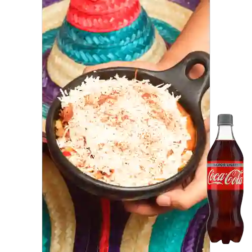 Combo Esquites (C/ Proteína) + Cocacola Light 400ml