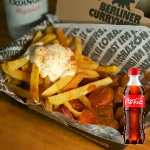 Combo Currywurst Gruyere + Coca Cola Original 400 ml