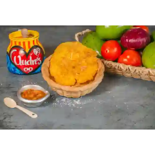 Patacón con Hogao Desayuno
