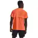 Under Armour Camiseta Streaker Deco Diamond Hombre Naranja T. MD