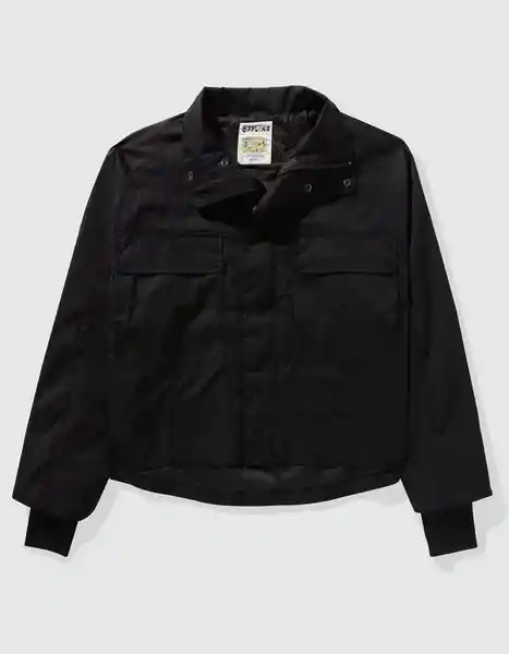 Top Aerie Negro Talla: LARGE 1835073 American Eagle