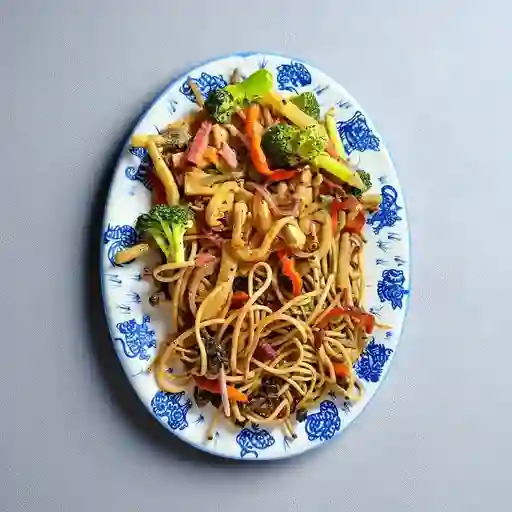 1/2 Pasta Mixta 1/2 Chop Suey