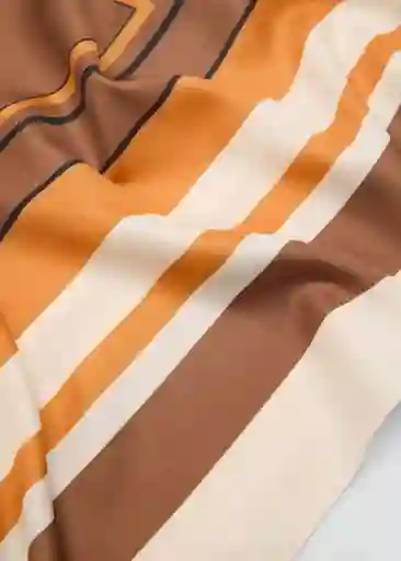Pañuelo Classy Crudo Talla 99 Mujer Mango
