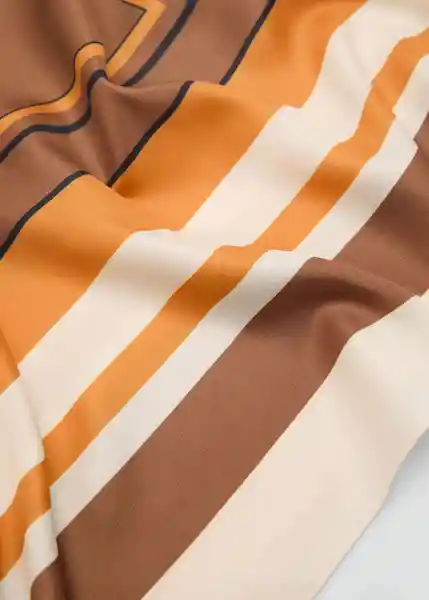 Pañuelo Classy Crudo Talla 99 Mujer Mango
