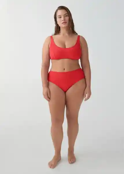 Top Bikini Virgilp Rojo Talla Xl Mujer Mango