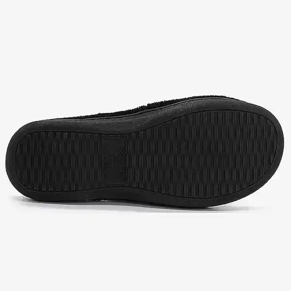 Rockdove Pantuflas Para Hombre Moc Negro M