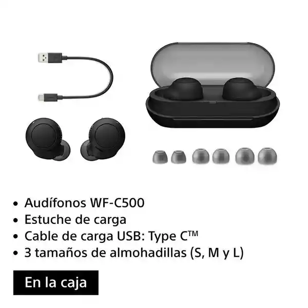 Sony Audífonos Tw Tipo Earbuds Negro