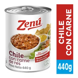Zenú Chile con Carne de Res